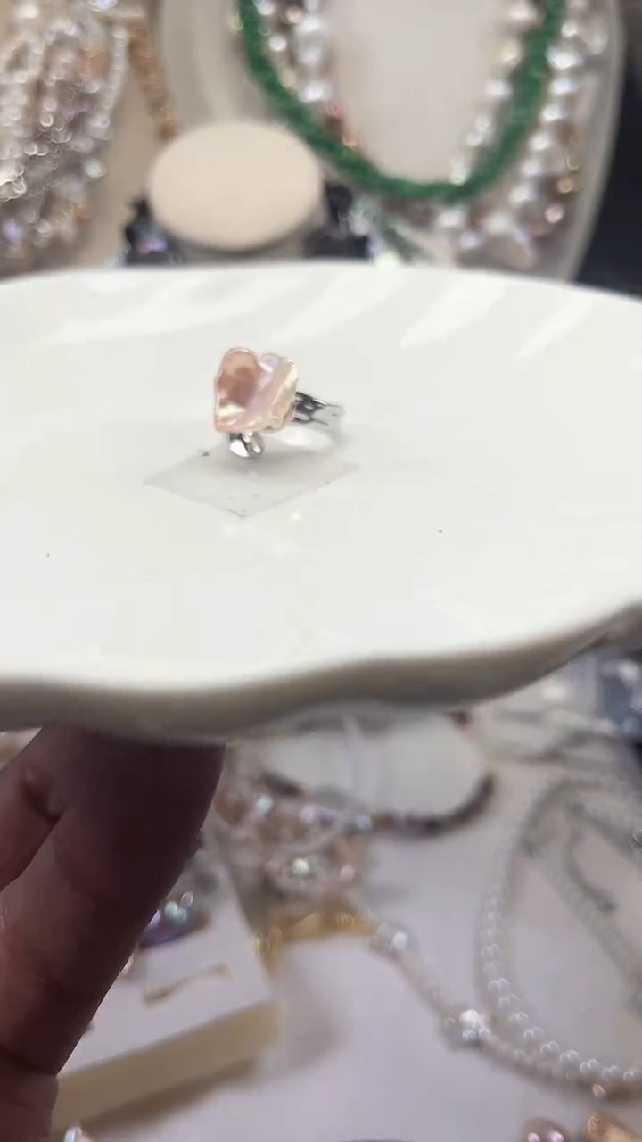 未镶嵌戒指淡水珍珠【纯恬珠宝】