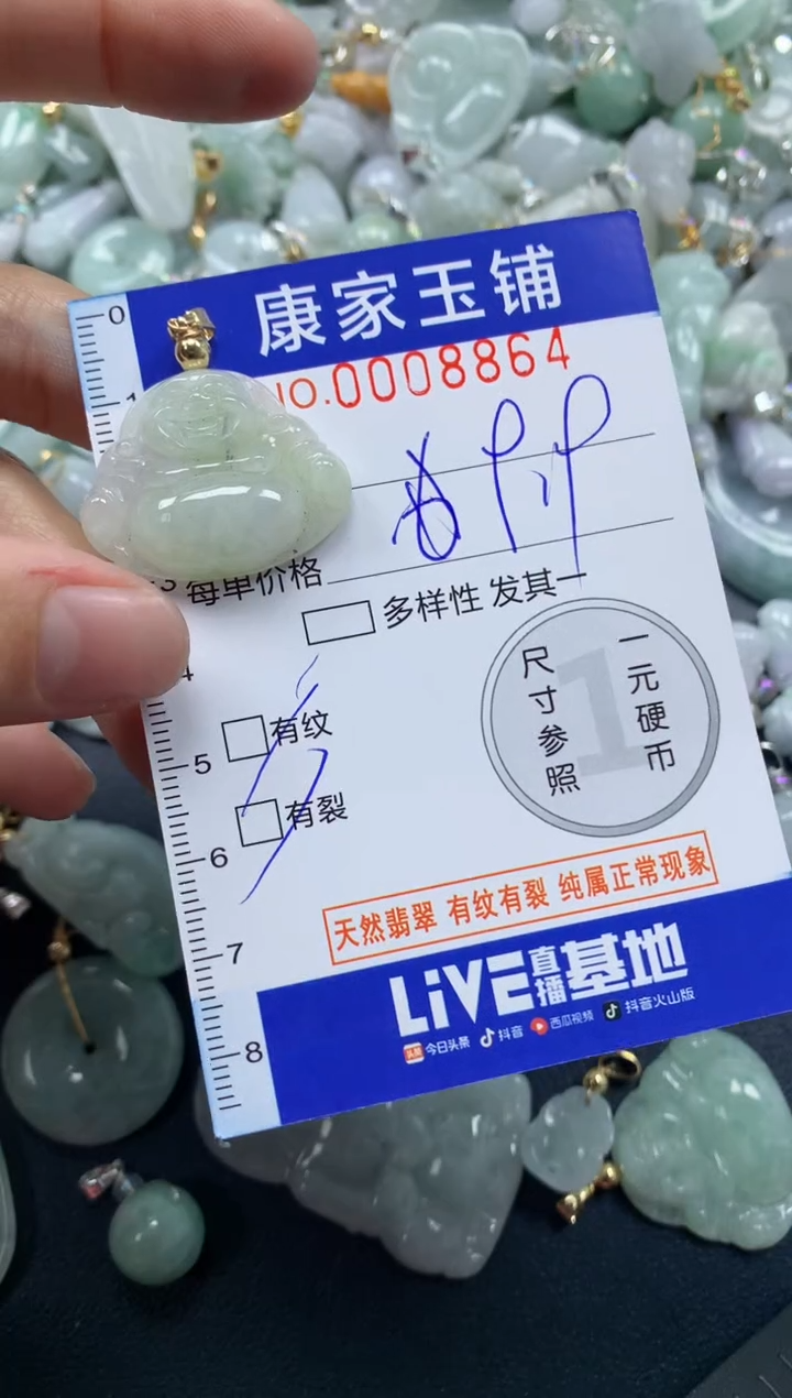 颈饰未镶嵌翡翠8864