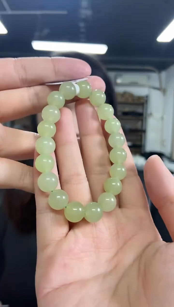 【闪购商品】和田玉手串未镶嵌多样性发其一颜色微差