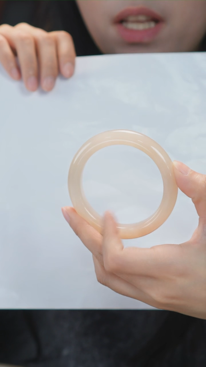 【闪购商品】和田玉手镯未镶嵌127【柚子来啦】和田玉拍一发一56