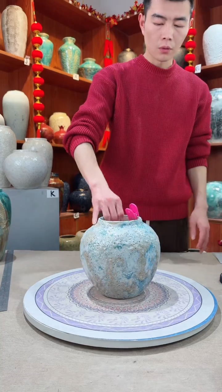 【闪购商品】瓶陶瓷花瓶 无花微瑕a558  