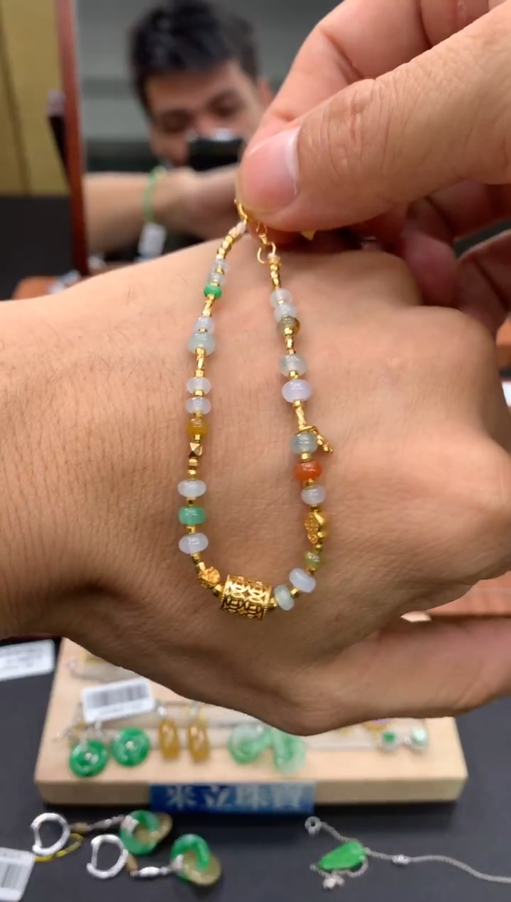 未镶嵌手链翡翠手链