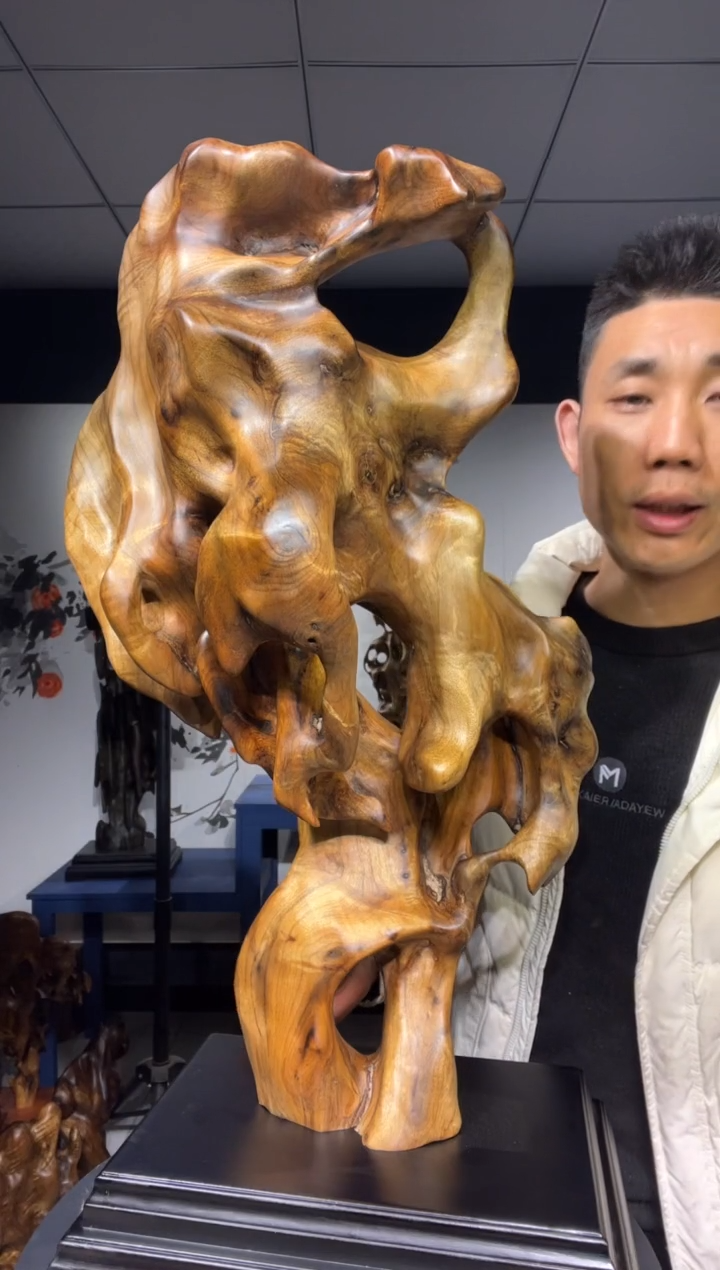 【闪购商品】金丝楠木雕金丝楠木工艺品摆件