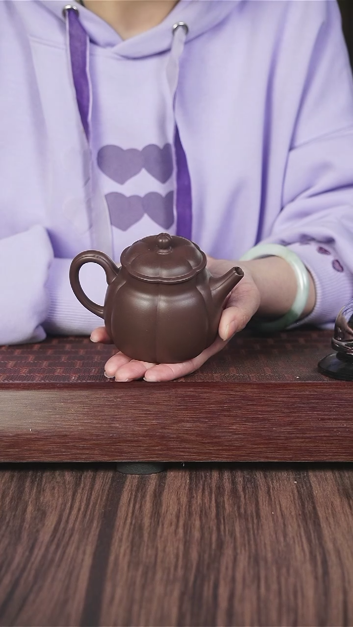 【闪购商品】紫砂茶壶筋纹 底槽清 如唐