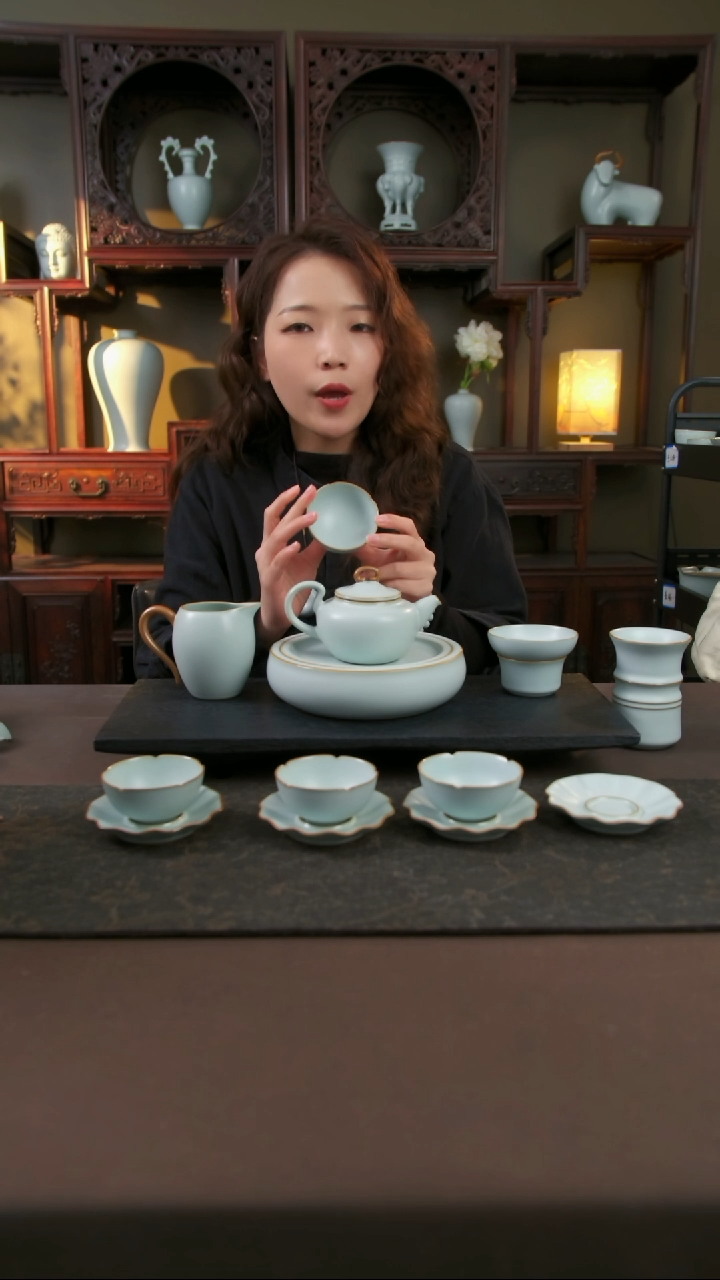 【闪购商品】杯大观园月色大套装1