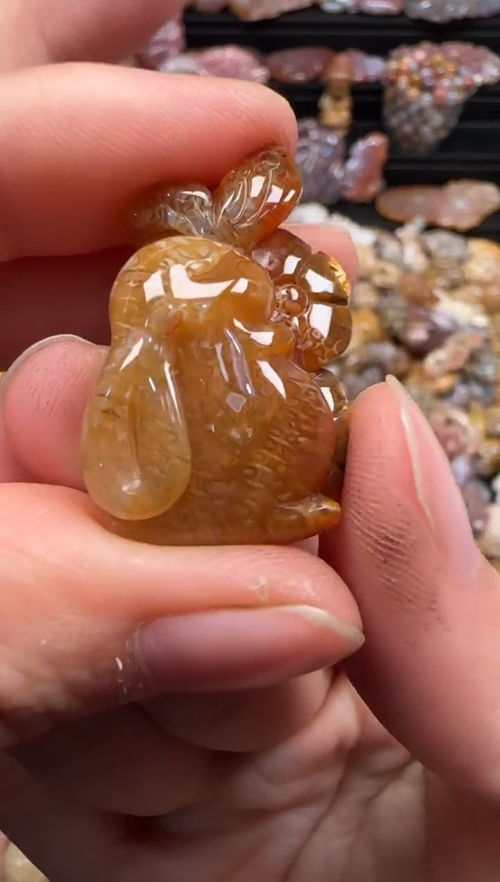 【闪购商品】硅化珊瑚（珊瑚玉）颈饰未镶嵌335