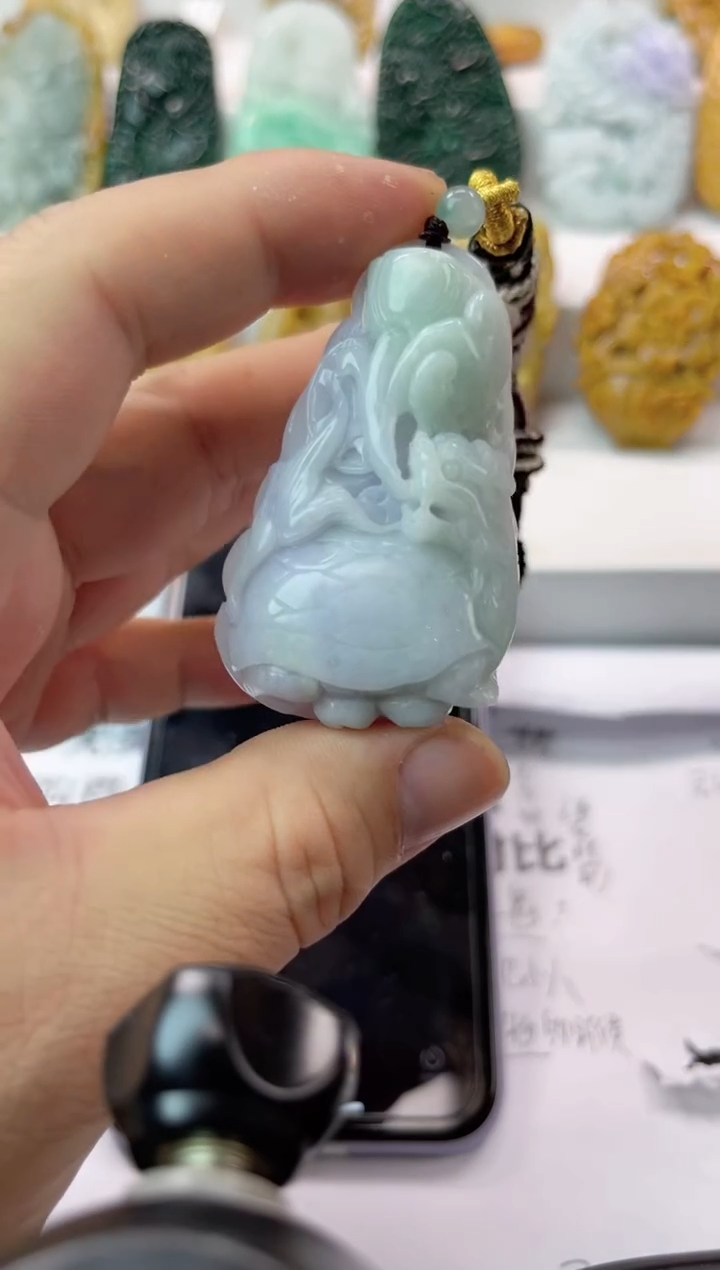 【闪购商品】翡翠颈饰未镶嵌龙龟