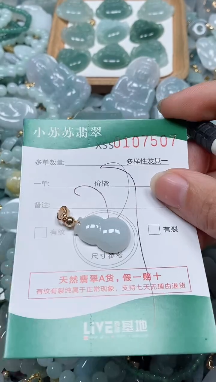 【闪购商品】翡翠颈饰未镶嵌闪购商品0107507