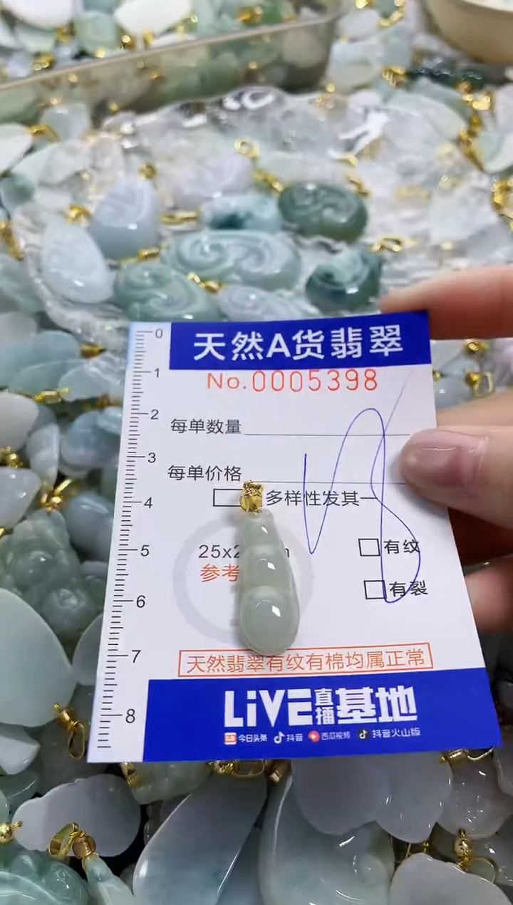 颈饰未镶嵌翡翠天然A货翡翠