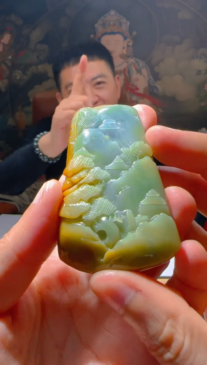 【闪购商品】定制翡翠未镶嵌L-@@QJSXJ219017
