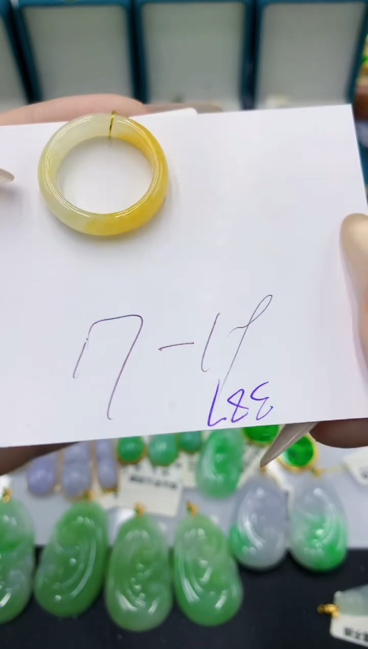 翡翠未镶嵌颈饰1111111111111111