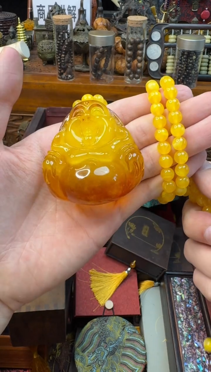 未镶嵌颈饰蜜蜡————————————————1