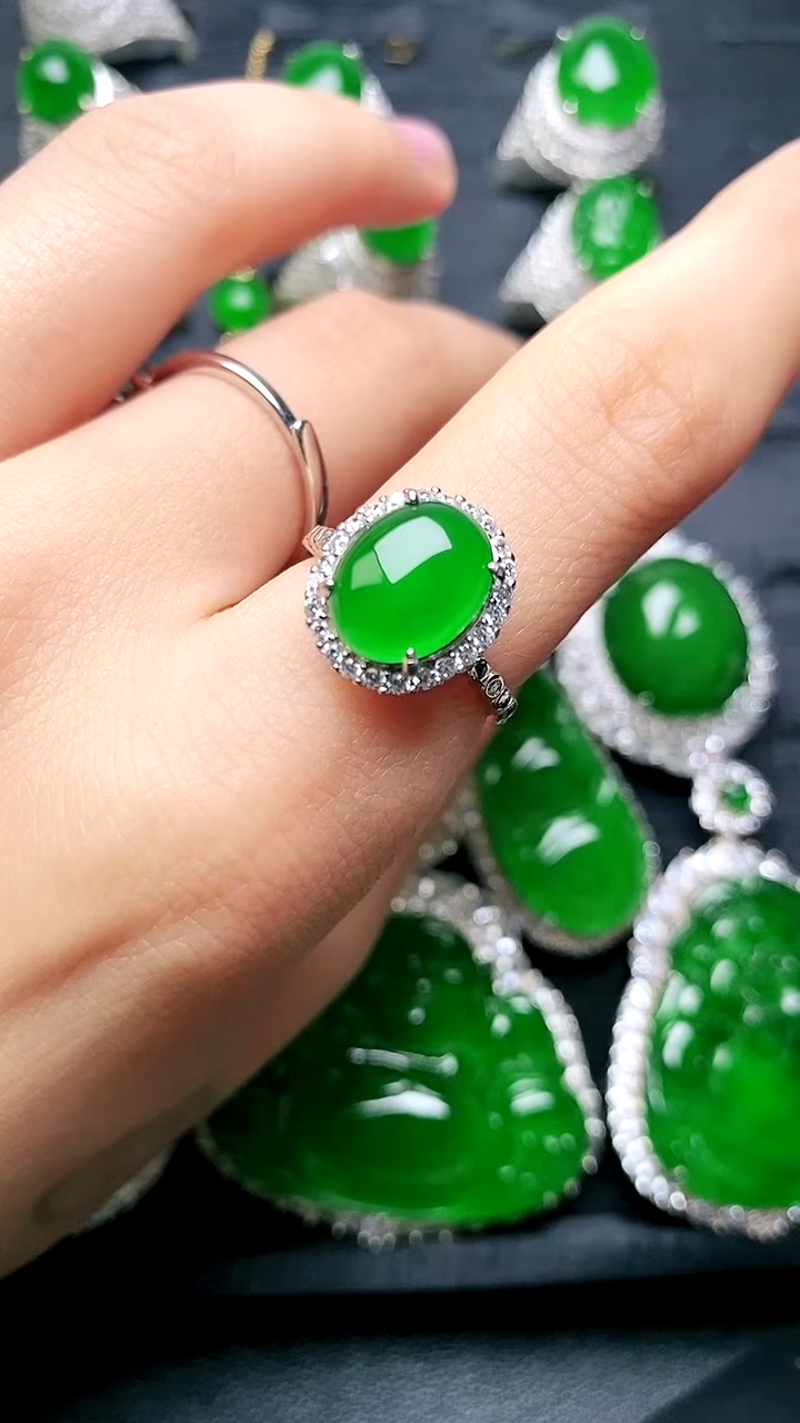 【闪购商品】翡翠戒指未镶嵌女戒