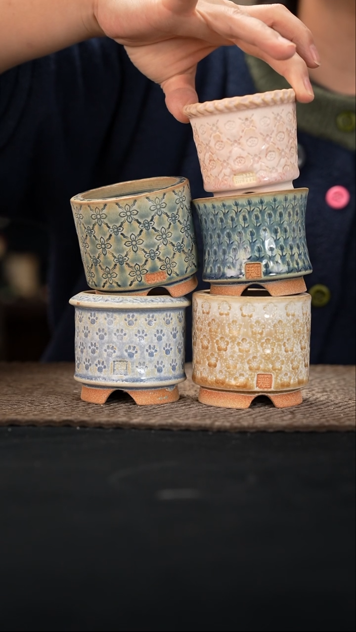 口径花盆12-30-168一组5个默认有瑕