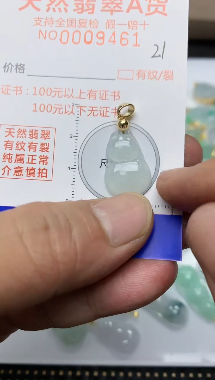 【闪购商品】翡翠颈饰未镶嵌21天然A货翡翠