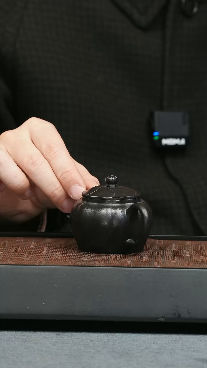 【闪购商品】紫砂茶壶五堂 捂灰筋纹具轮