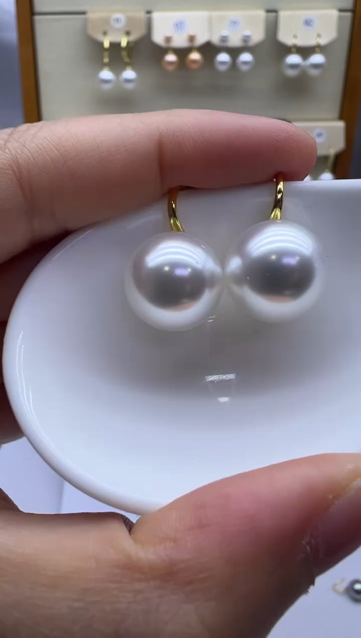 未镶嵌耳饰淡水珍珠098