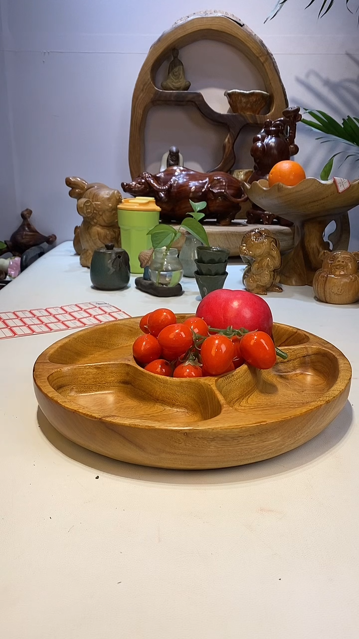 【闪购商品】香樟木A24分隔盘/尺寸30*5