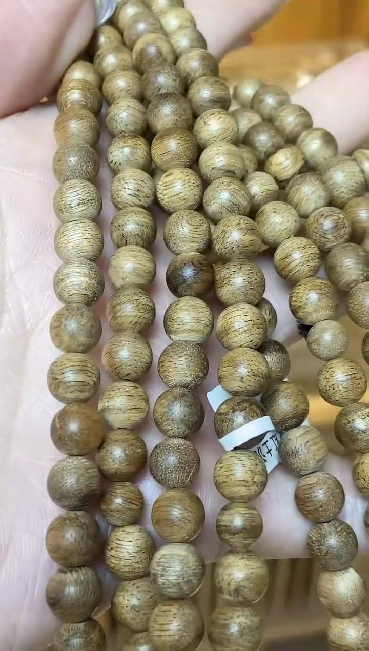 【闪购商品】沉香手串老会安红土圆珠长串0.7多样性发其一