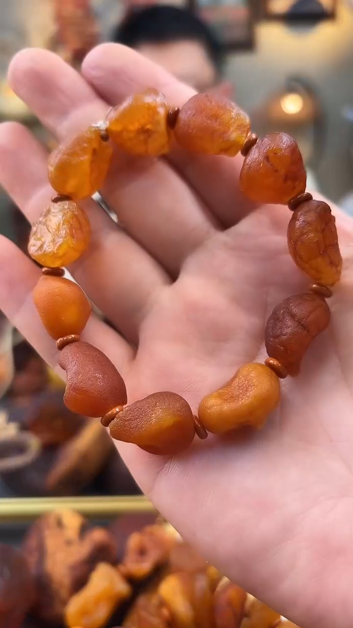 未镶嵌琥珀手串手串