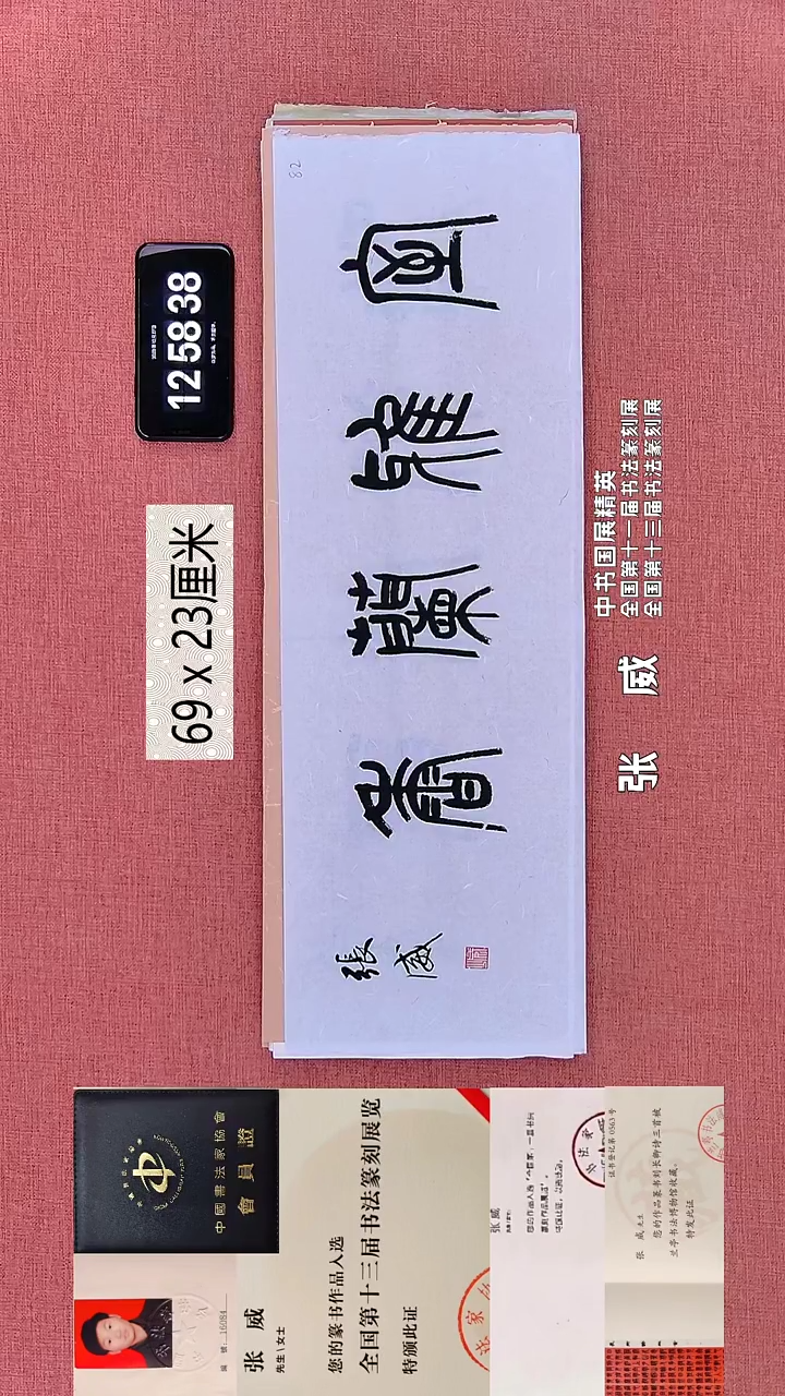 书法289    张老师书法作品
