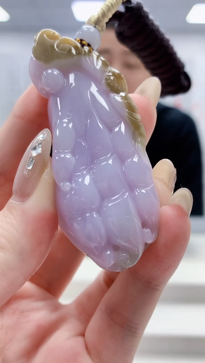 未镶嵌定制翡翠4898jw-毛货挂件69