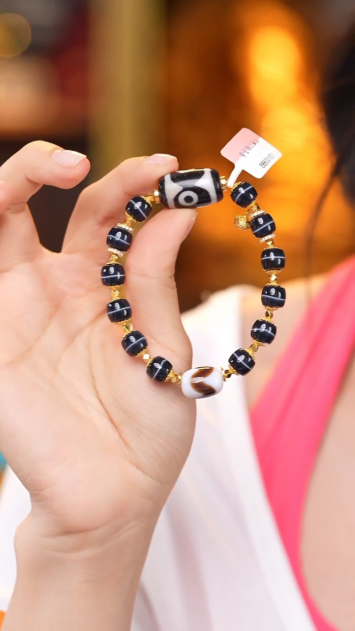 【闪购商品】玛瑙/玉髓颈饰未镶嵌Z28041小卢三眼手串