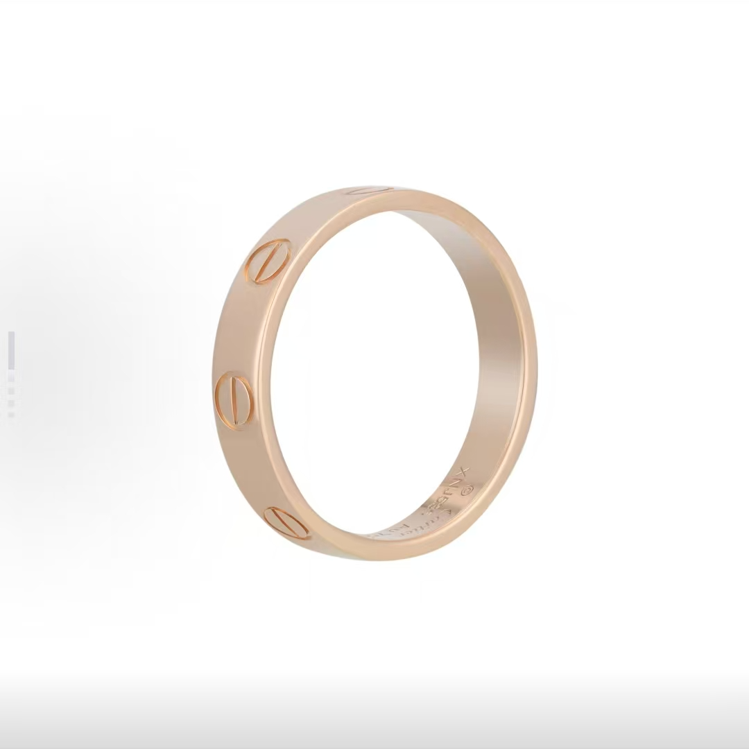 未使用 Cartier/卡地亚  Cartier Love戒指 无钻 窄版