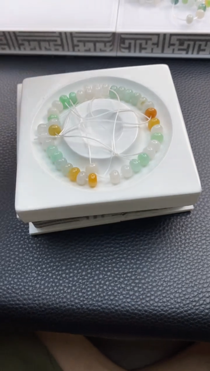 翡翠散珠15天然A货翡翠散珠卡7+多样性发10颗