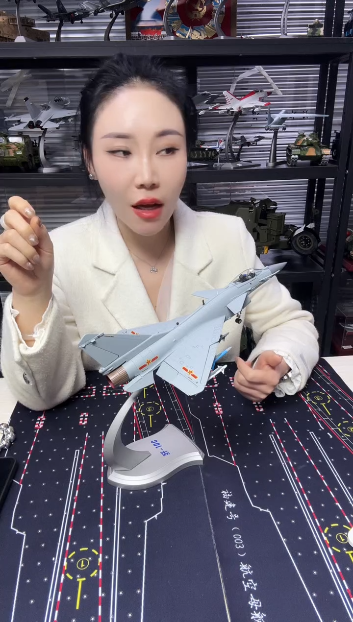 1/48合金飞机模型歼10C