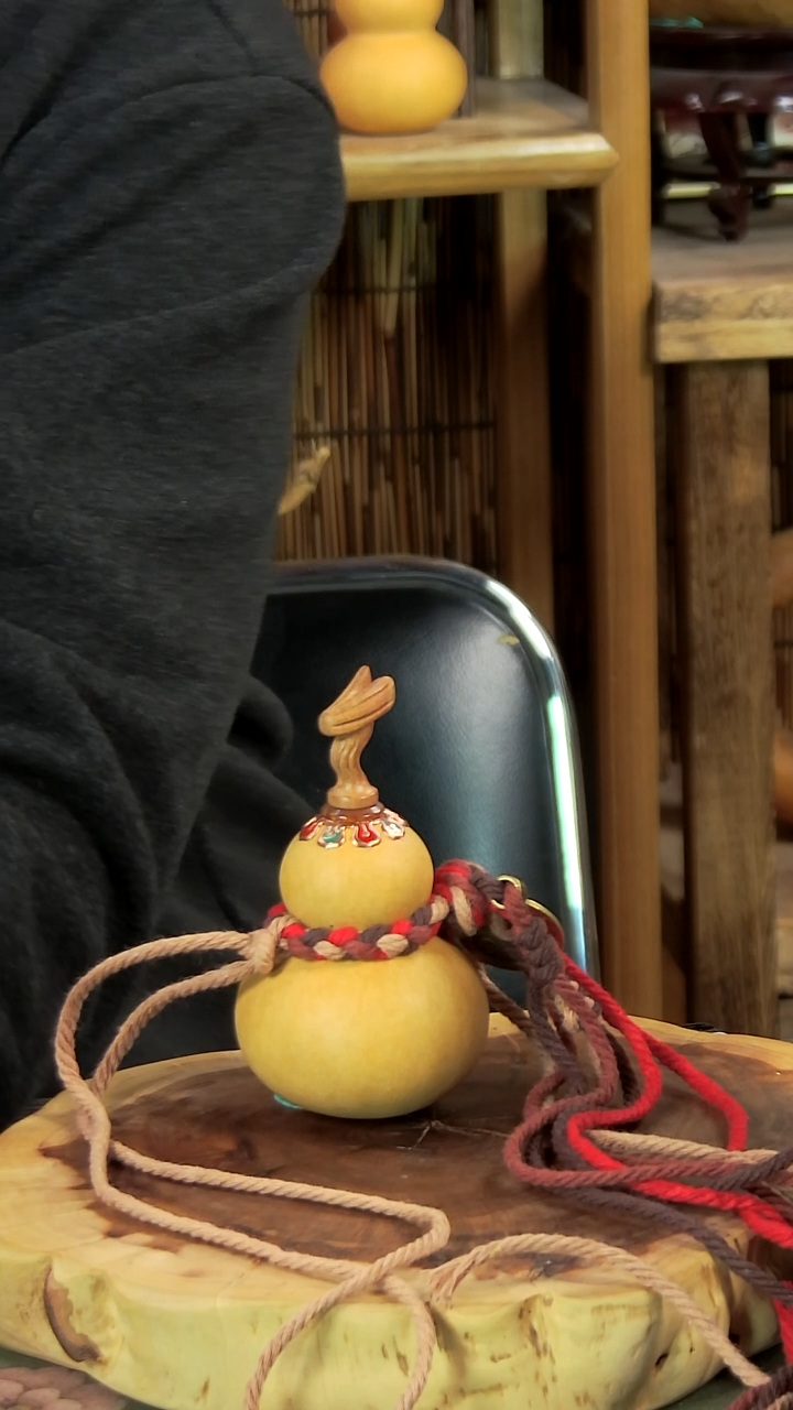 安古艺高师傅大漆养剑葫 编号289