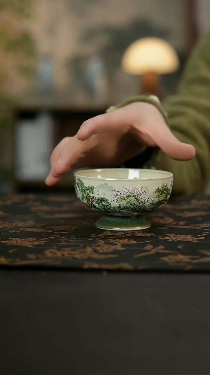 景德镇陶瓷杯碗柴烧多人