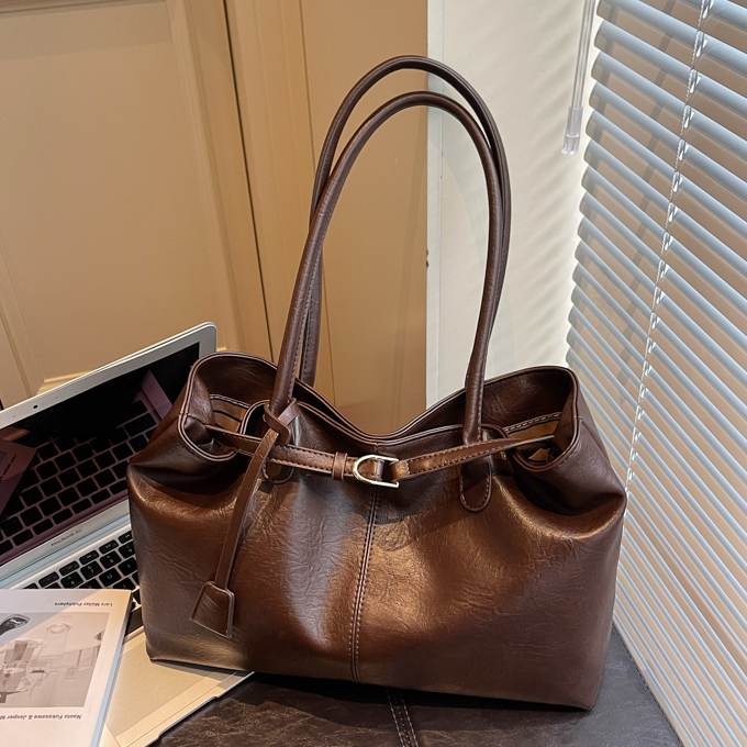 托特包单肩包小个子大容量包包小众包包简约ins2025秋冬女包通勤