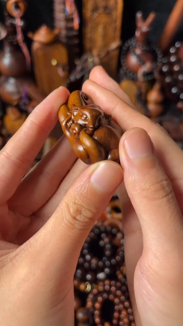 雷击枣木老料--九尾