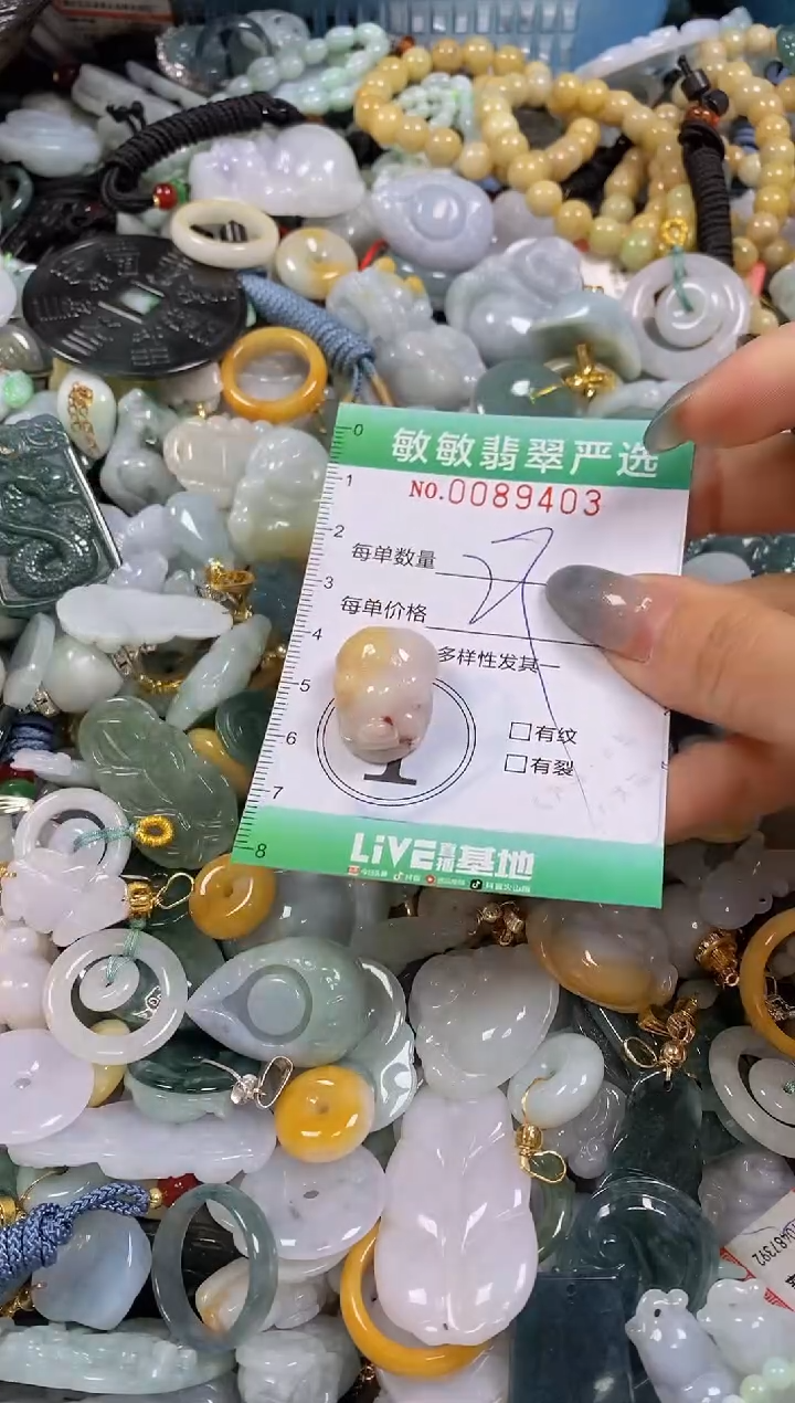 【闪购商品】翡翠颈饰未镶嵌闪购0089403