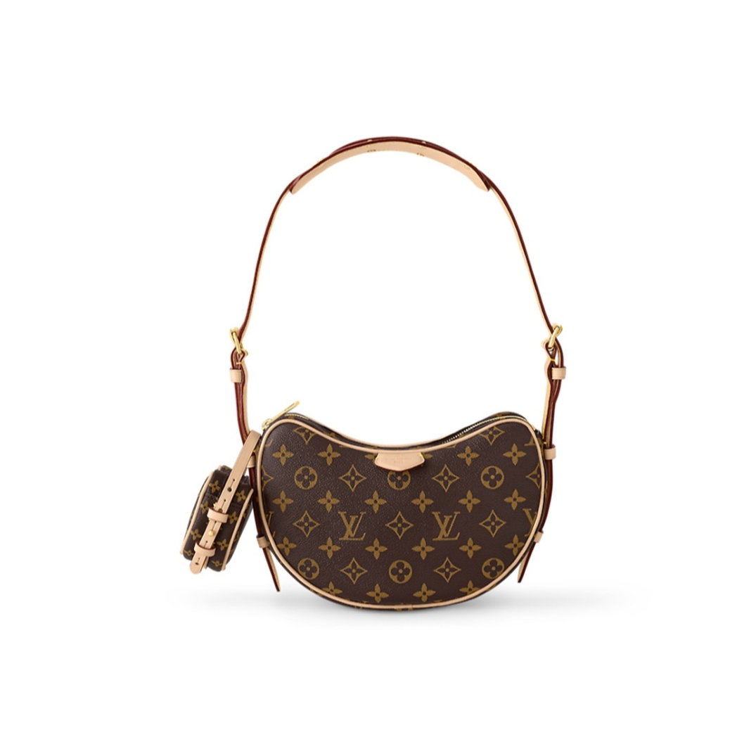 全新未使用 LouisVuitton/路易威登 小花佳珊 中号双子豌豆包老花