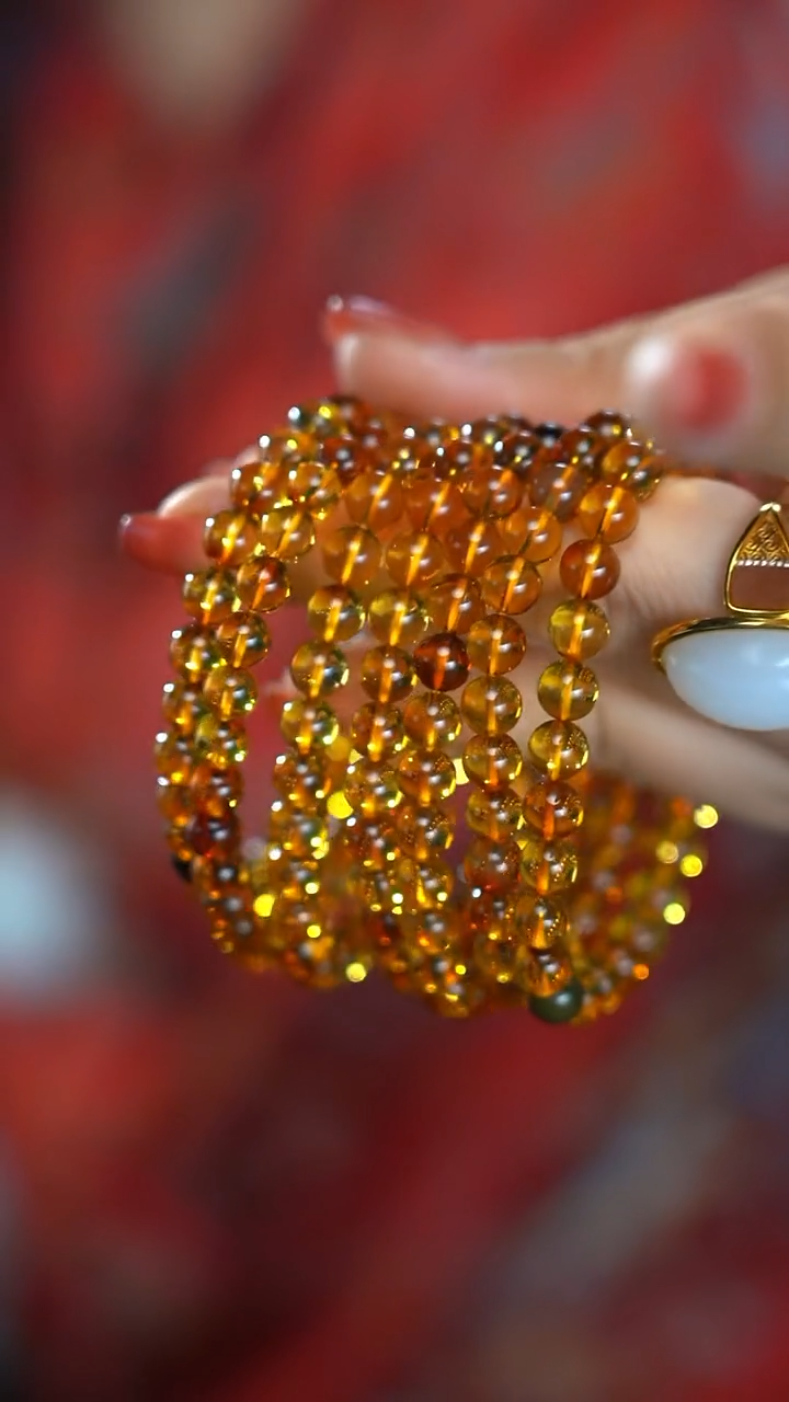 【闪购商品】琥珀裸石未镶嵌手串 多样性发其一