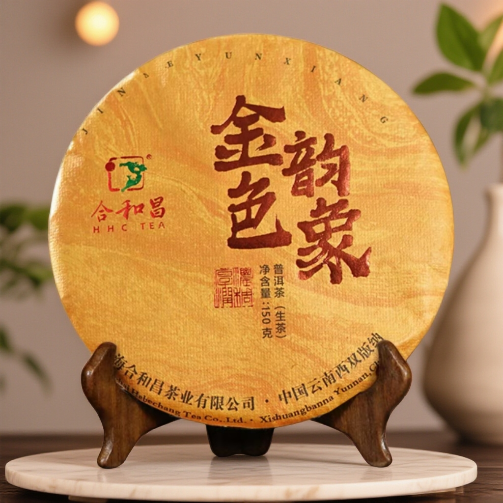 2022年合和昌品牌金色韵象普洱茶150g（生）