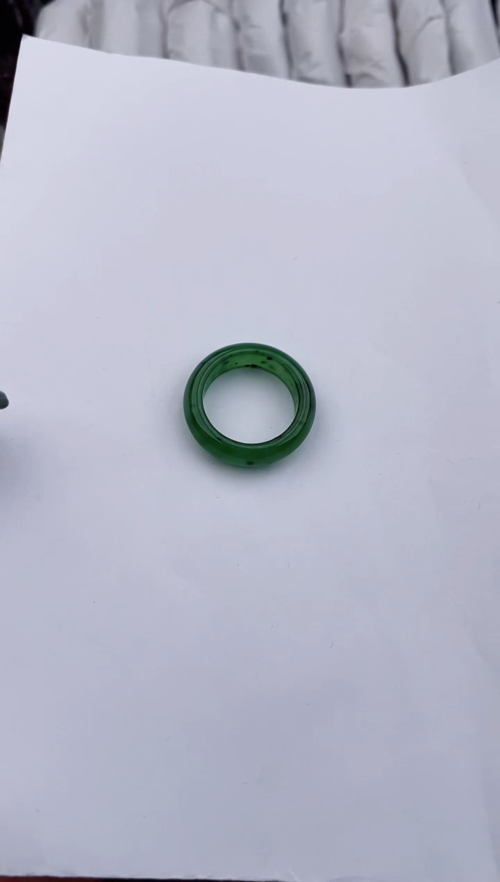 【闪购商品】和田玉戒圈未镶嵌0555微色差T