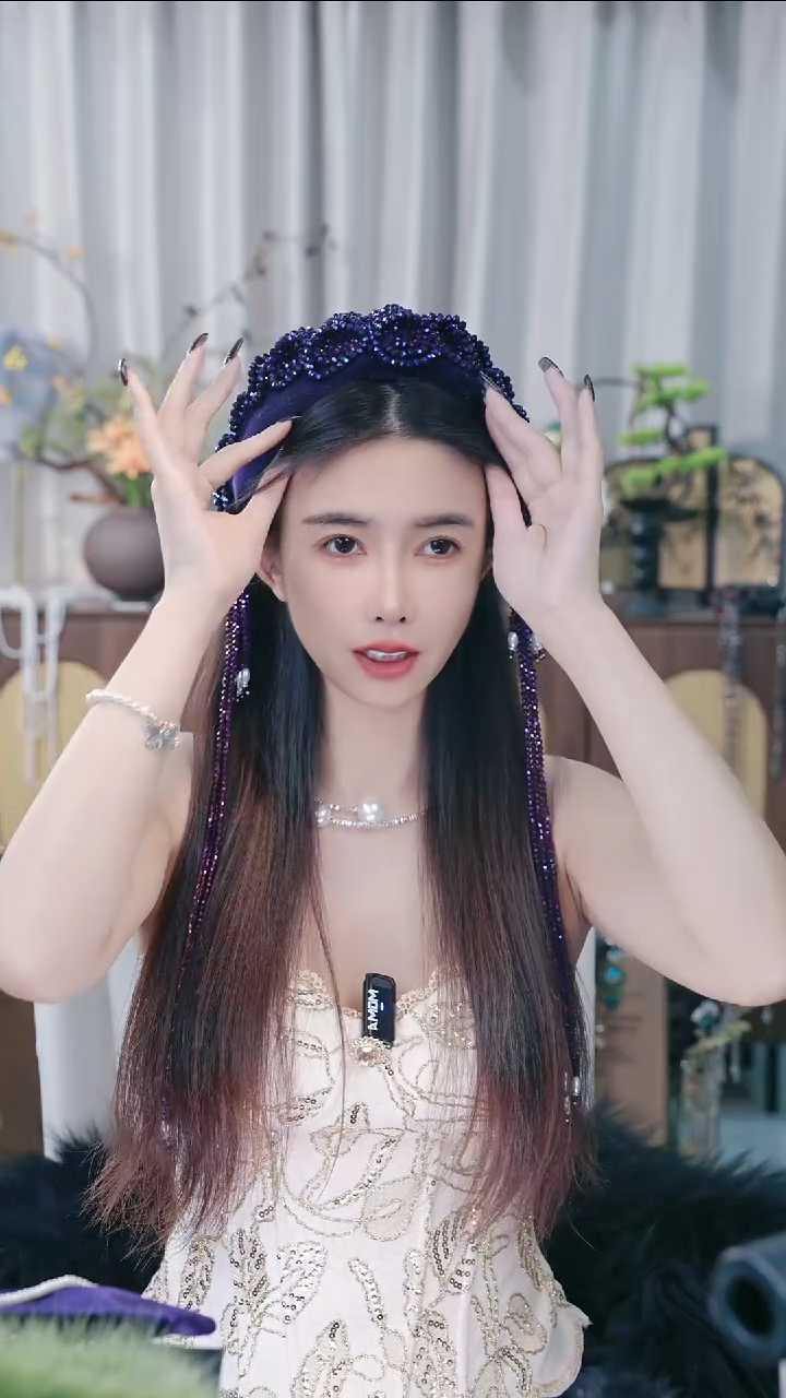 合金布艺轻奢高定发箍 Z45