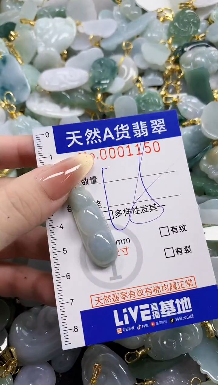 颈饰未镶嵌翡翠天然A货翡翠