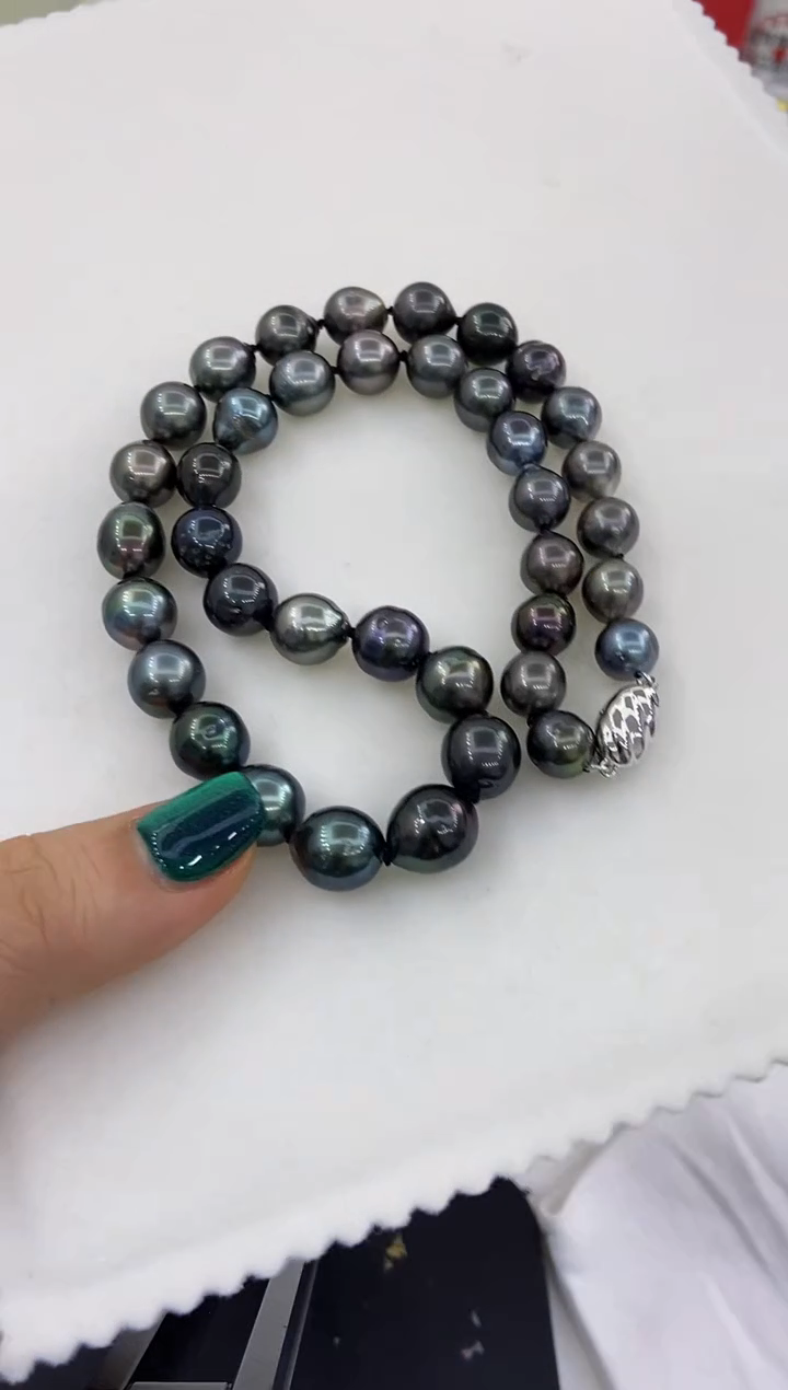 【闪购商品】海水珍珠项链未镶嵌123 8-11mm