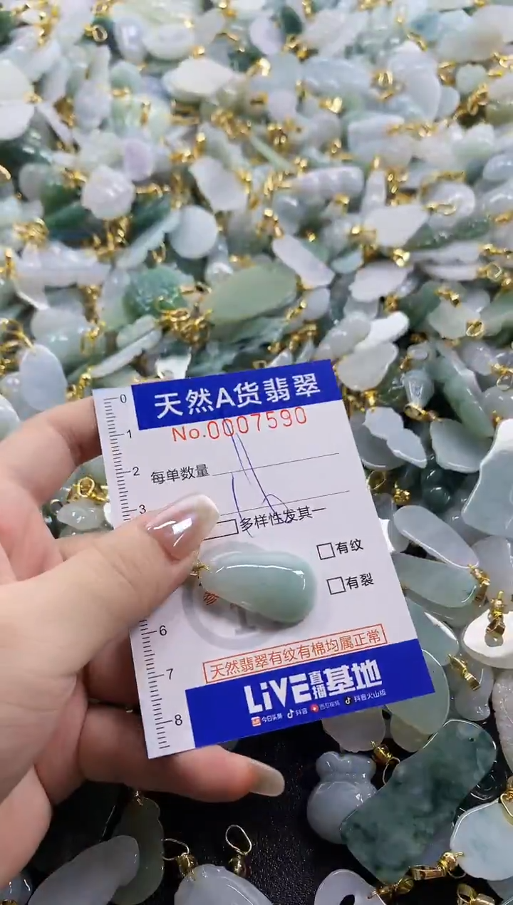 颈饰未镶嵌翡翠天然A货翡翠