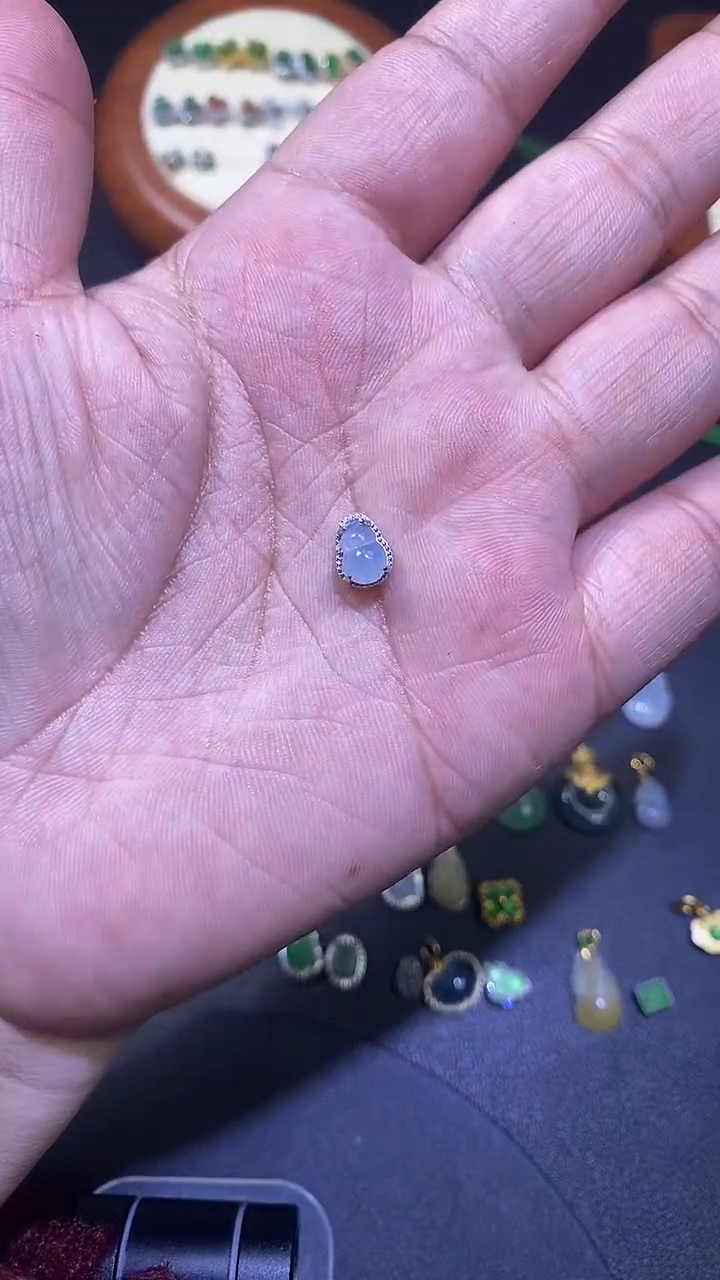 【闪购商品】翡翠吊坠(不含链)银S925镶嵌1