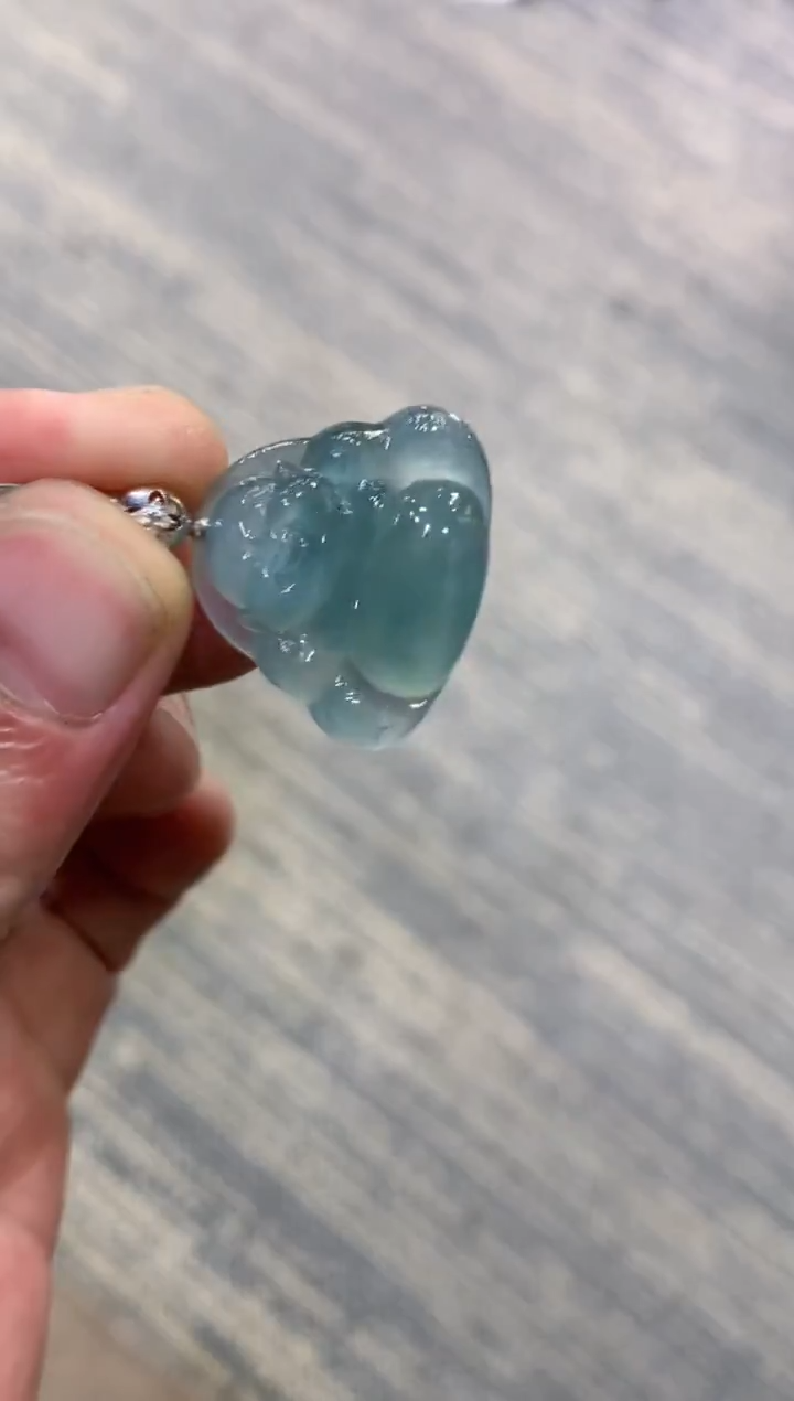 颈饰未镶嵌翡翠天然A货翡翠