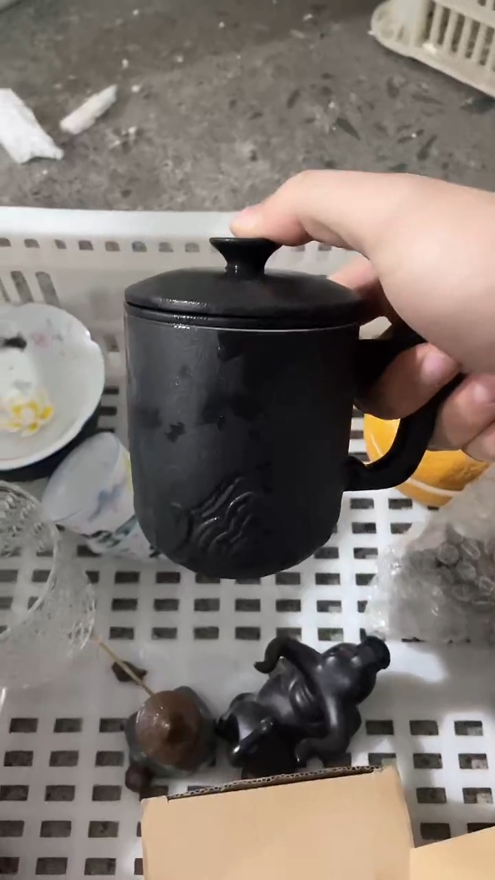 【闪购商品】黑陶的个人杯三件套