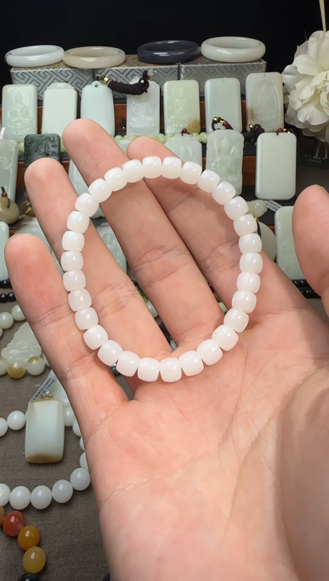 【闪购商品】和田玉手链未镶嵌和田玉手串