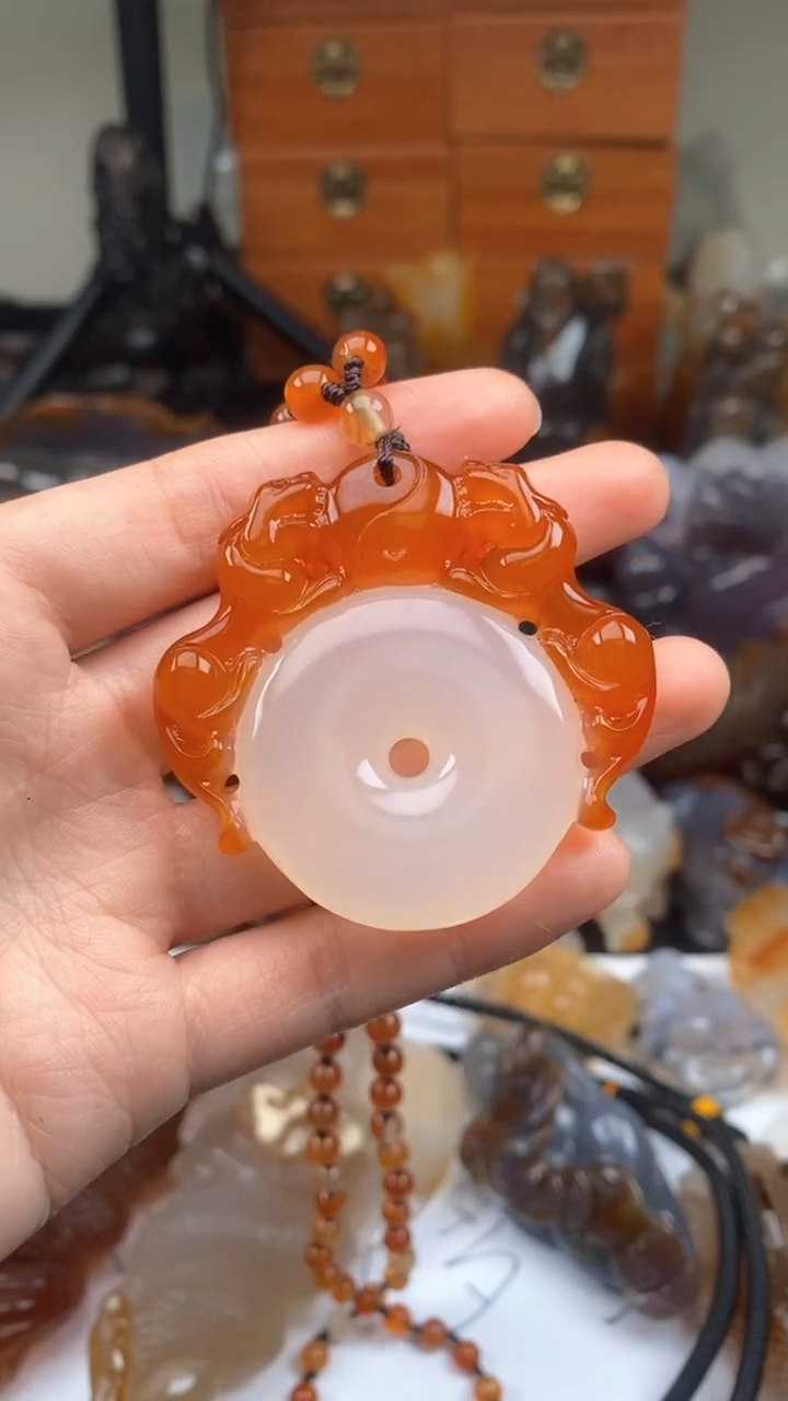 【闪购商品】玛瑙/玉髓颈饰未镶嵌AA