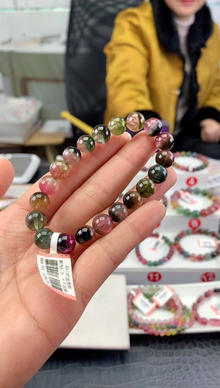 未镶嵌手串碧玺多样性发一条