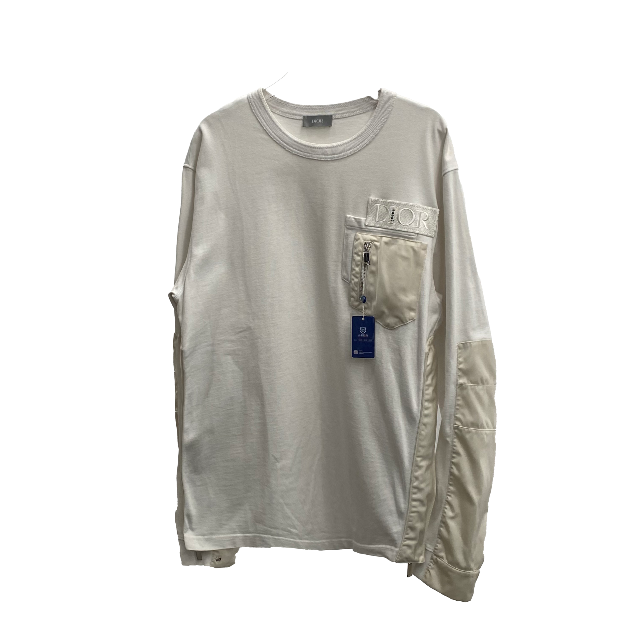 未使用 DIOR/迪奥 Dior 圆领长袖卫衣 白色S